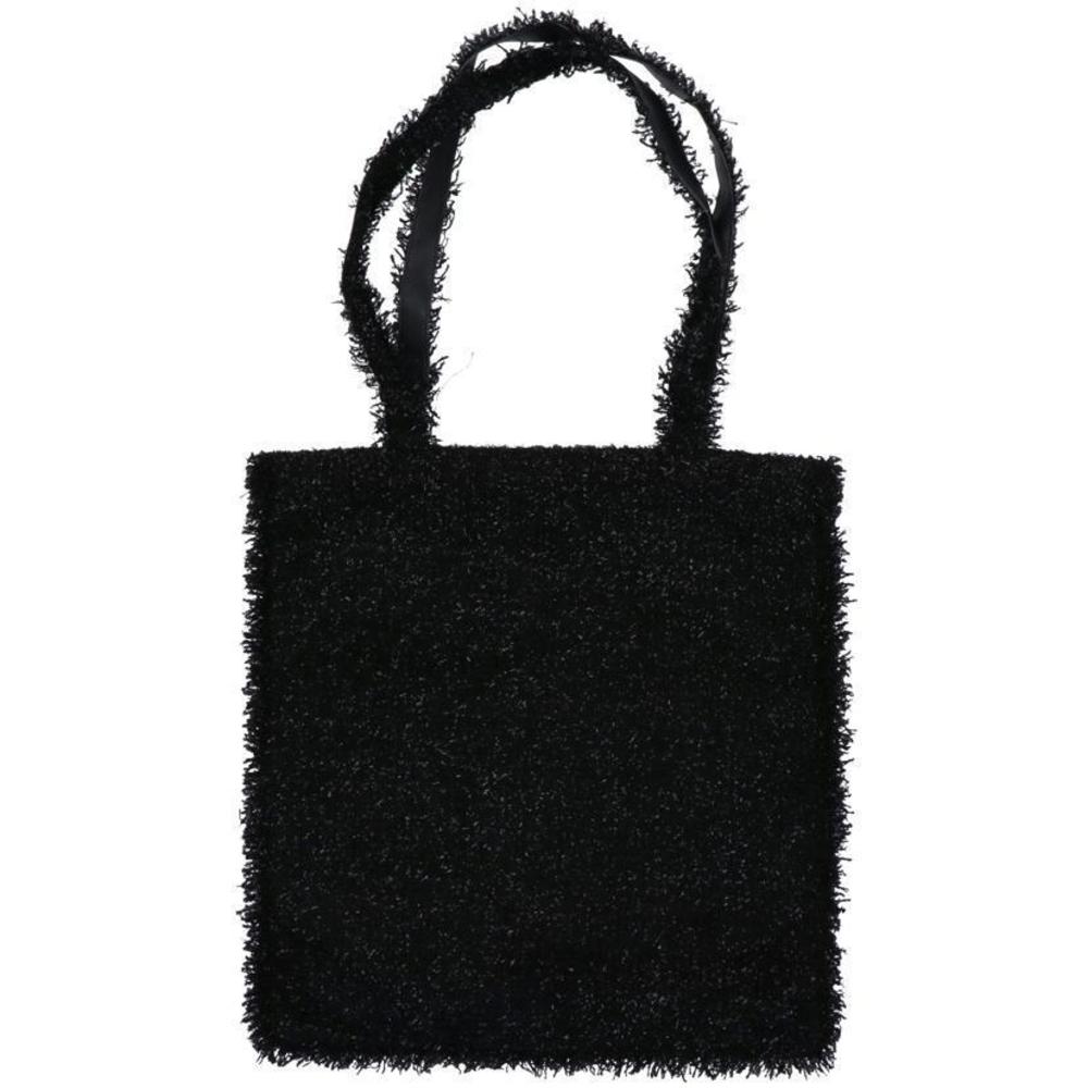 Chanel Black Large Bag Tote Mark Coco